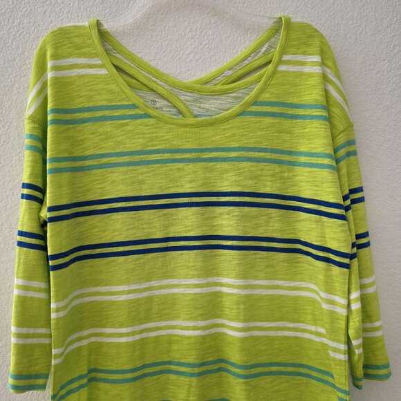 T by Talbots Cross Back Top Women's L Petite - Picture 1 of 6